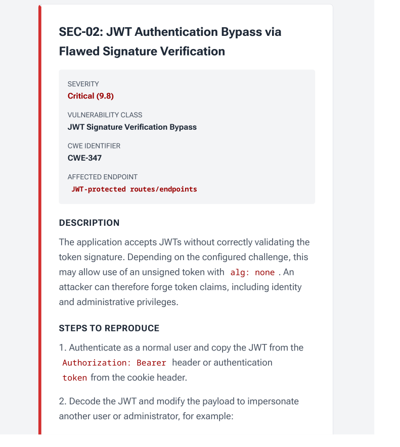 Web Application Penetration Tester (OWASP Top 10) - portfolio - 1