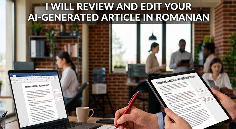Je vais réviser et corriger votre article roumain généré par l’IA