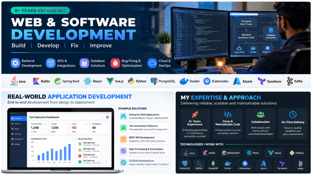 I will develop, fix, and improve your web applications