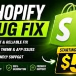 Je vais réaliser du codage Shopify personnalisé, corriger les bugs ou erreurs et développer des applications
